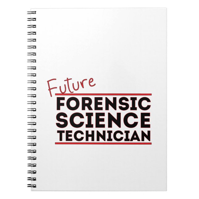 Zukunftsforensische Wissenschaftlerin Notizblock (Vorderseite)