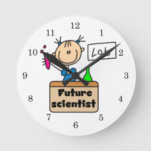 Zukunftsforscher Runde Wanduhr