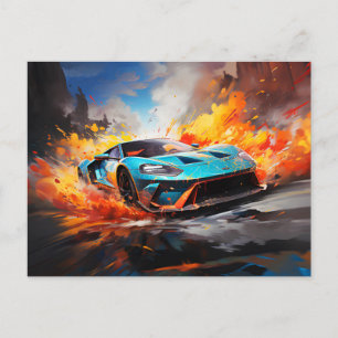 Zukunftsgeschwindigkeit Postkarte