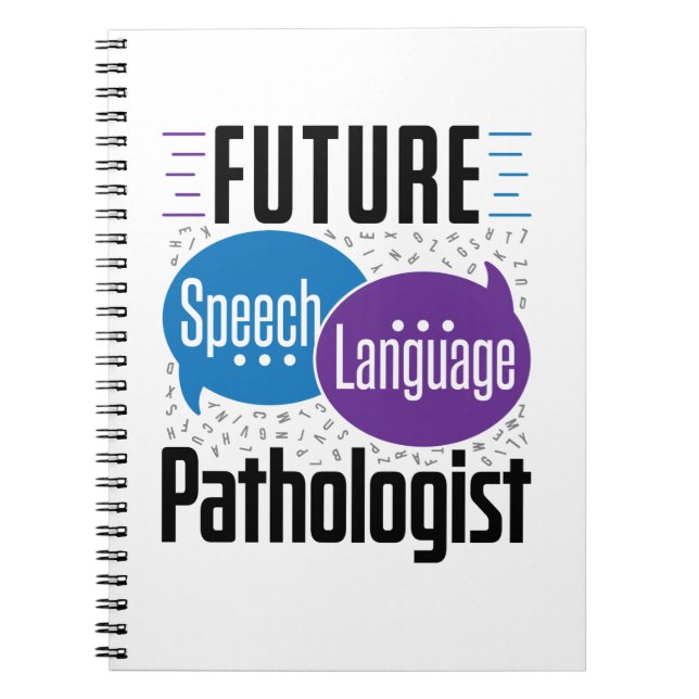 Zukunftssprachliche Pathologie SLP Notizblock (Vorderseite)