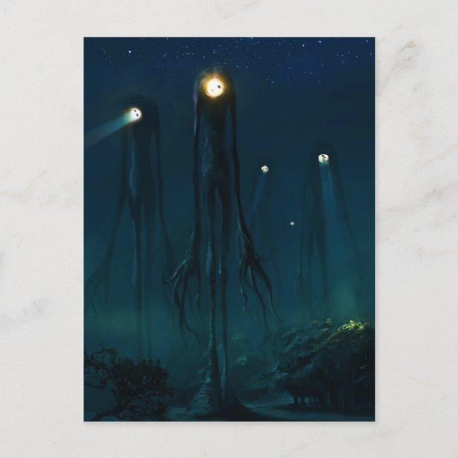 Zukunftssuchende Postkarte (Vorderseite)