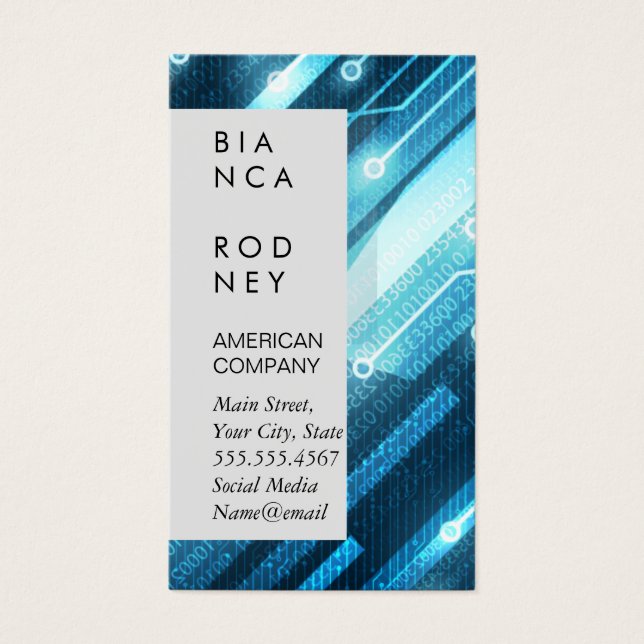 Zukunftsweisender elektronischer Technologie (Vorderseite)