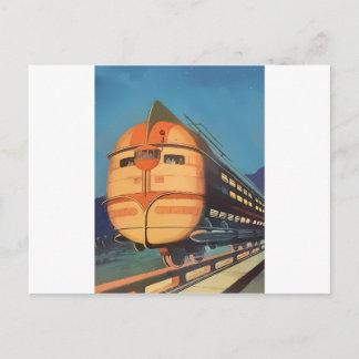 Zukunftszug Postkarte