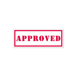 Zulässige Kontrolle von Rot-Weiß Permastempel