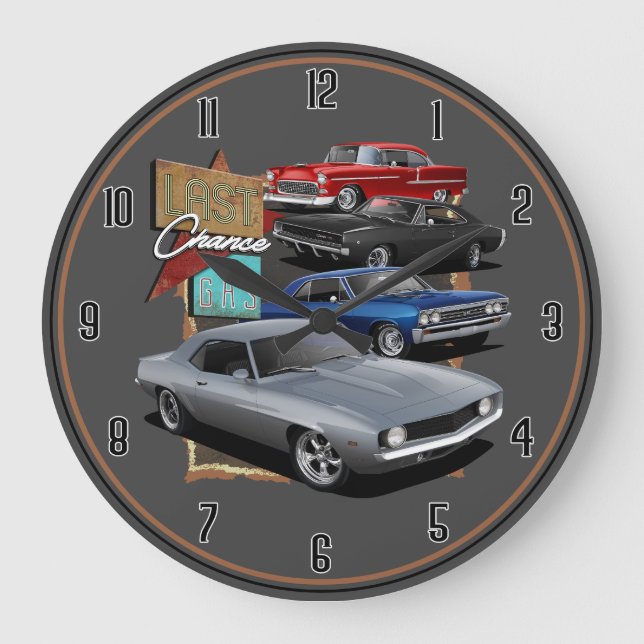 Zuletzt Gas große Uhr (Vorderseite)