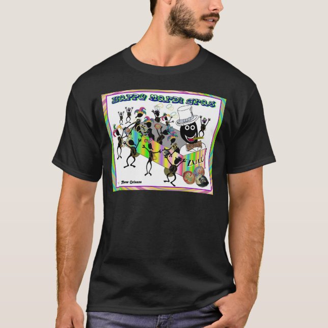 Zulu-Parade am Karneval T-Shirt (Vorderseite)