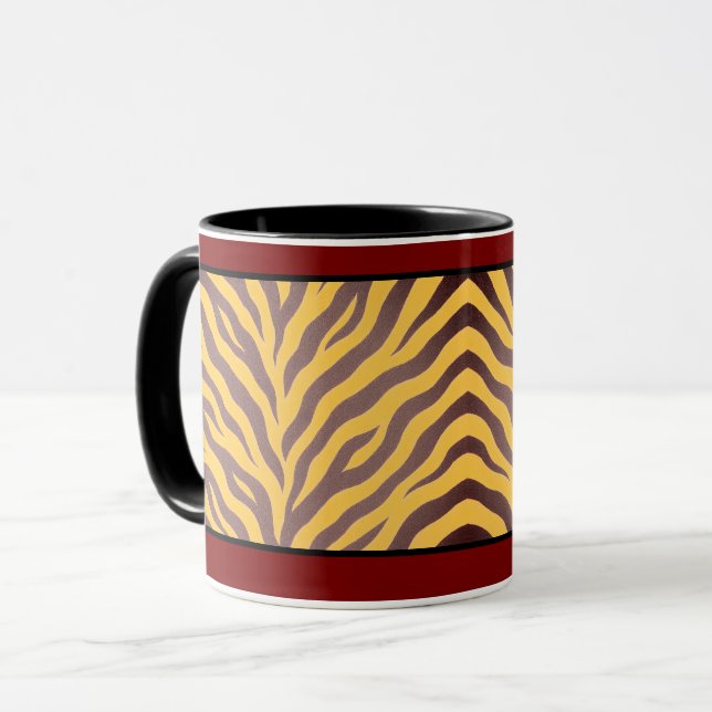 "ZULU PRINT" - 11 OZ. COFFEE MUG TASSE (Vorderseite Links)
