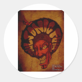 Zulu seelonischer Funk Runder Aufkleber