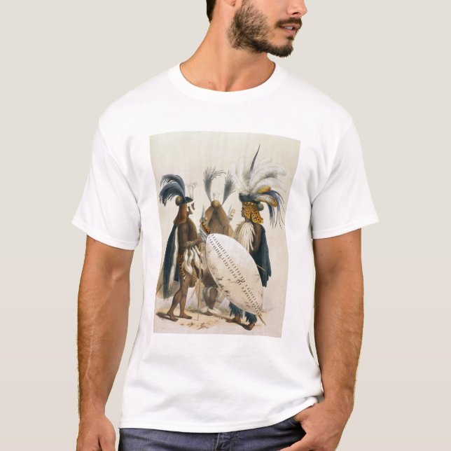 Zulu-Soldaten von König Pandas Army, überziehen 20 T-Shirt (Vorderseite)