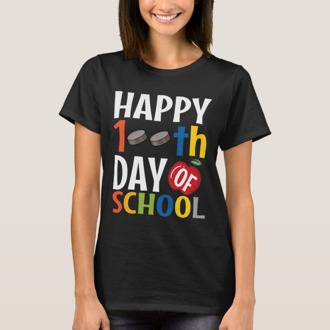 Zum 100. Schulhockeylehrer-Student T-Shirt (Vorderseite)