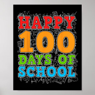 Zum 100. Schullehrertag Kinder 100 Poster