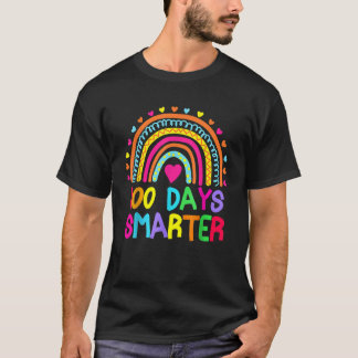 Zum 100. Schullehrertag Regenbogen 100 Tage T-Shirt