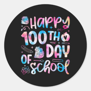 Zum 100. Schultag 100 Scho-Tage Runder Aufkleber