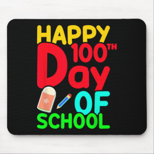 Zum 100. Schultag 100 Tage Niedliche Schüler B Mousepad
