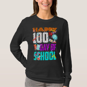 Zum 100. Schultag Funny Teacher Student Ki T-Shirt