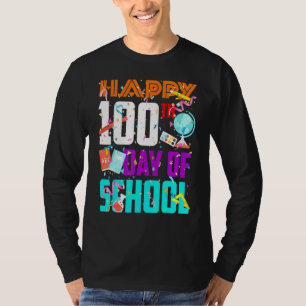 Zum 100. Schultag Funny Teacher Student Ki T-Shirt