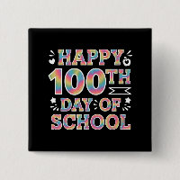 Zum 100. Schultag Gefärbte Krawatte Regenbogen 100
