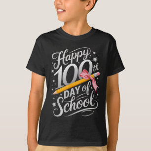 Zum 100. Schultag Gefärbte Krawatte Regenbogen 100 T-Shirt