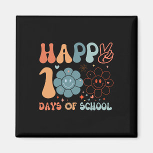 Zum 100. Schultag Groovy Lehrer Student W Magnet