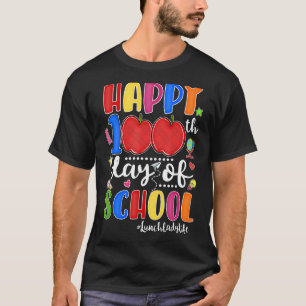 Zum 100. Schultag Kariert Apple Lunch La T-Shirt