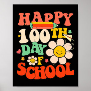 Zum 100. Schultag Kinder 100 Tage pro Tag Poster
