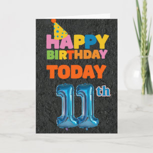 Zum 11. Geburtstag Karte
