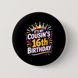 Zum 16. Geburtstag meines Cousins Alles Gute zum 1 Button