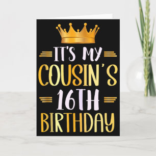 Zum 16. Geburtstag meines Cousins Alles Gute zum 1 Karte