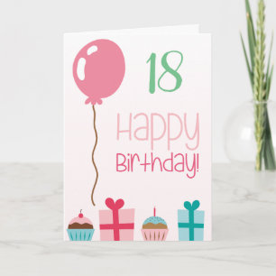 Zum 18. Geburtstag Karte