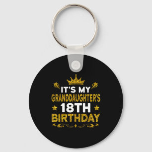 Zum 18. Geburtstag meiner Enkelin Herzlichen Glück Schlüsselanhänger
