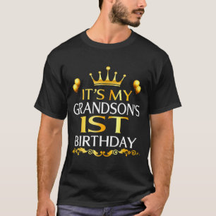 Zum 1. Geburtstag meines Enkels Herzlichen Glückwu T-Shirt