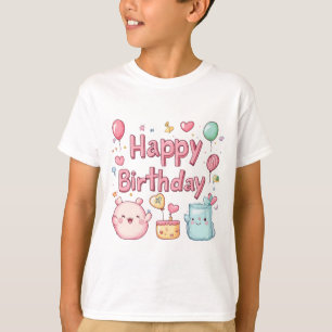 Zum 1. Geburtstag - Niedliches Geburtstagsdesign T-Shirt
