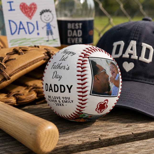 Zum 1. Geburtstag Papa Keepake 3 Foto Baseball (Von Creator hochgeladen)