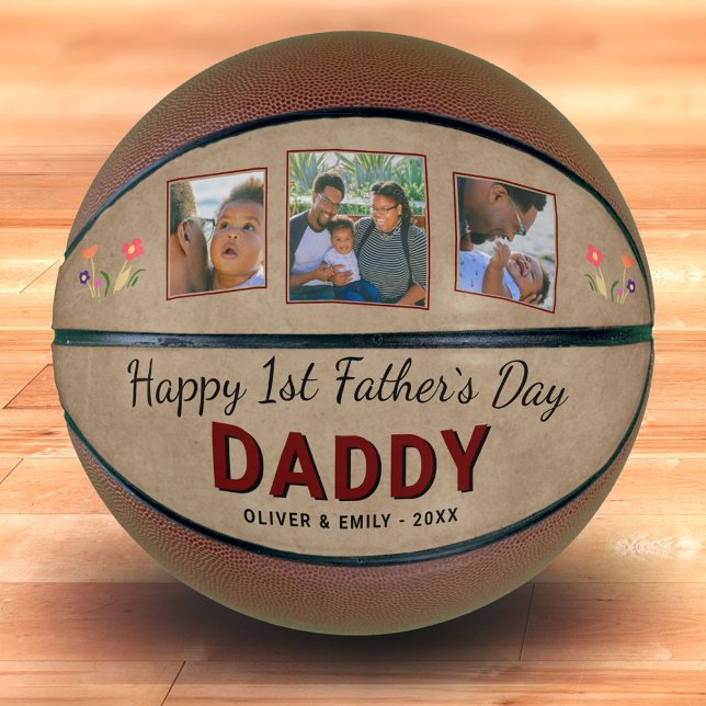 Zum 1. Geburtstag Papa Keepake 3 Foto Basketball (Von Creator hochgeladen)