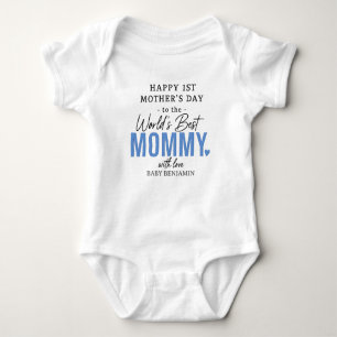Zum 1. Muttertag der Besten Mommy der Welt Baby Strampler