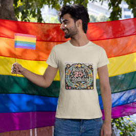 Zum 25. Geburtstag der "Floral Stars Mens" T-Shirt