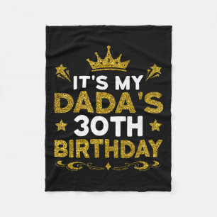 Zum 30. Geburtstag meines Vaters Herzlichen Glückw Fleecedecke