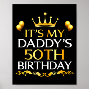 Zum 50. Geburtstag meines Vaters Herzlichen Glückw Poster