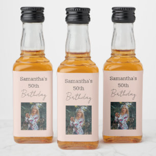 Zum 50. Geburtstag vollkommener Wein Alkoholflaschenetikett