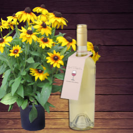 Zum 50. Geburtstag vollkommener Wein Flaschenanhänger