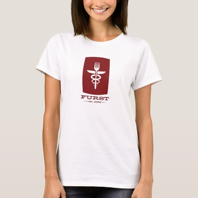 Zum 50. Jahrestag - Rote Frauen T-Shirt (Vorderseite)