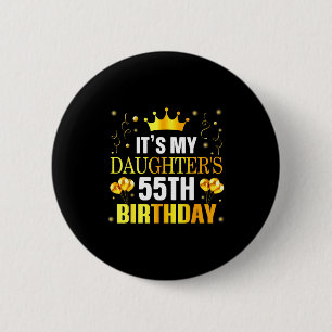 Zum 55. Geburtstag meiner Tochter Herzlichen Glück Button