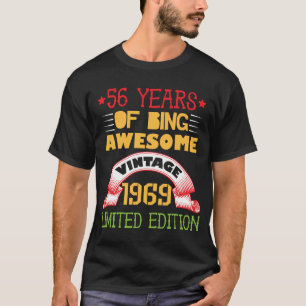 Zum 56. Geburtstag Dekorationen Männer 56. Geburts T-Shirt
