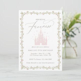 Zum 5. Geburtstag Ihrer Königlichen Hoheit Prinzes Einladung