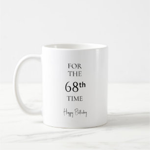 Zum 68. Mal Alles Gute Zum Geburtstag Kaffeetasse