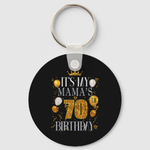 Zum 70. Geburtstag meiner Mama Herzlichen Glückwun Schlüsselanhänger