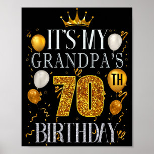Zum 70. Geburtstag meines Opas Herzlichen Glückwun Poster