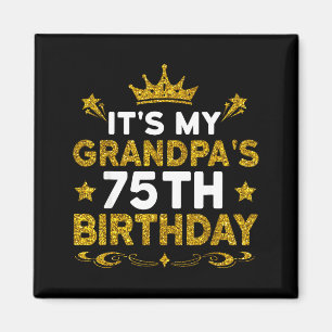 Zum 75. Geburtstag meines Opas Herzlichen Glückwun Magnet