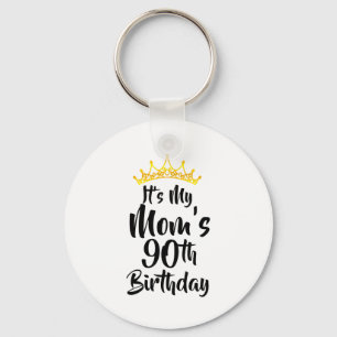 Zum 90. Geburtstag meiner Mutter Krone Glücklicher Schlüsselanhänger