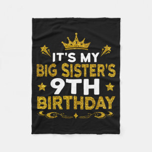 Zum 9. Geburtstag meiner großen Schwester, Glückli Fleecedecke